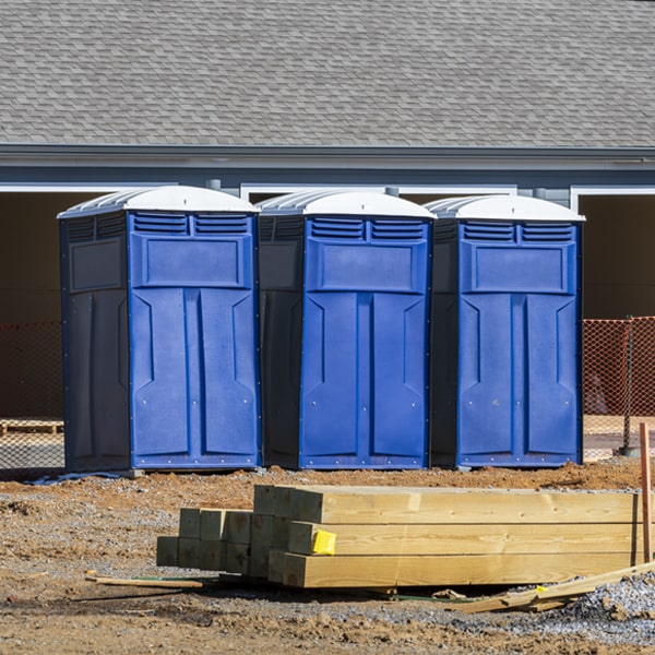 how do you dispose of waste after the porta potties have been emptied in Gurley NE